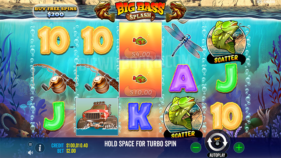 Bigger Bass Splash Game