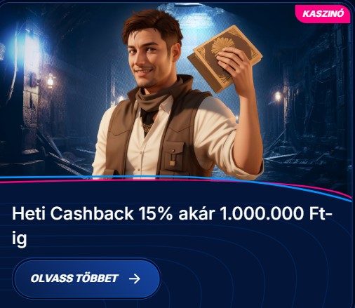 Kaszinó Heti Cashback