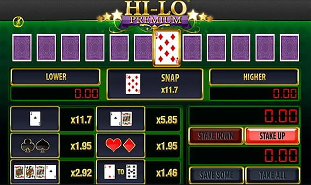 Hi Lo Video Poker